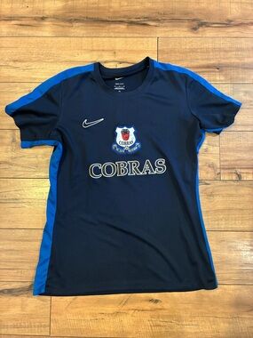 Nike Cobras Short Sleeve Jersey in Navy and Blue 🩵